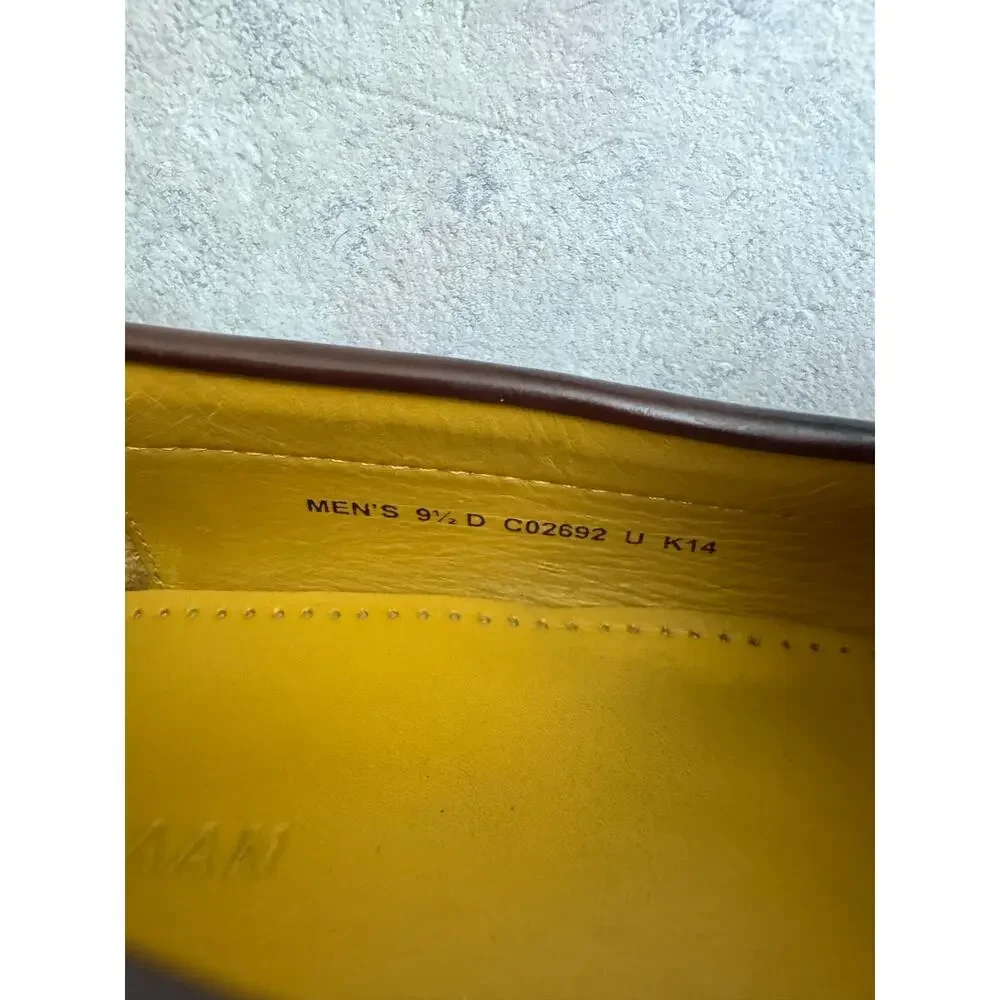 Cole Haan Burgundy Leather Tassel Loafer Men's Dress Shoes Size 9.5 D